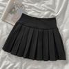 Salt-Style Summer Two-Piece: Knit Top & High-Waisted Pleated Skirt Set for Students