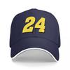 Number Baseball Cap Black with Yellow Print Adjustable Snapback Hat for Unisex and Women Casual Streetwear Fashion Accessory