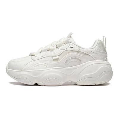 Medus Daudzpusīgi Retro Neslīdoši Triecienu Absorbējoši Nodilumizturīgi Atbalstoši Zemi Tēta Apavi Sieviešu Sporta Apavi Off-White AGCT126-1