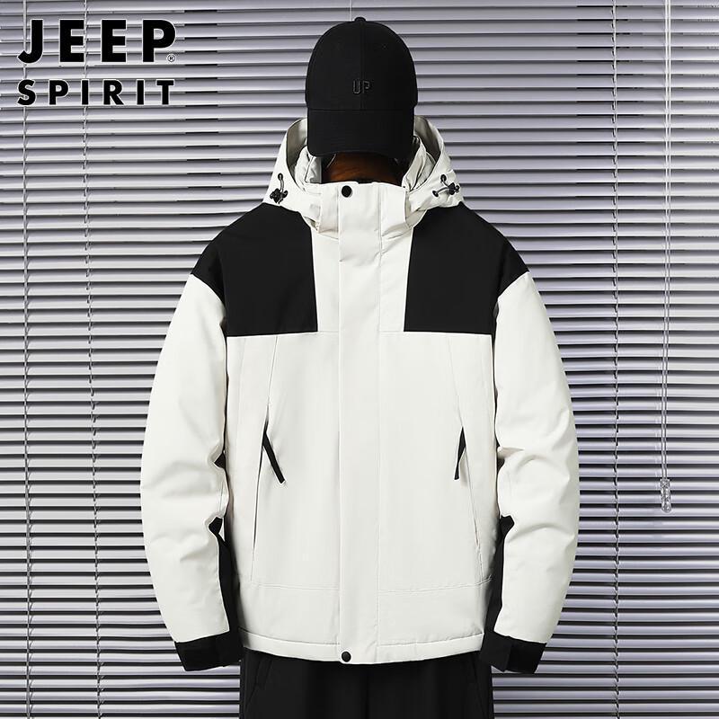 JEEP SPIRIT Unisex Fall/Winter Padded Outdoor Jacket