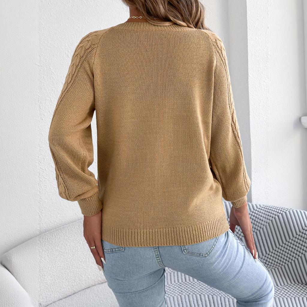 Women's Button-Up Cardigan, Long Sleeve, Color, Short Length