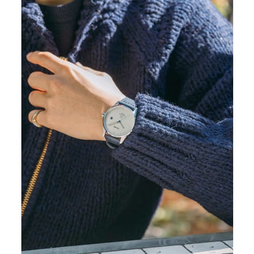 TRIWA HUMANIUM TIME FOR PIECE HU39LB-CL080712 Men's & Women's Unisex Watch with Recycled Canvas Strap, Officially Imported, Swedish Scandinavian Desig