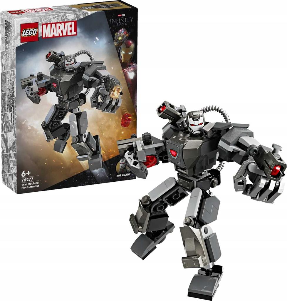 76277 - Lego Supereroi - Armatura Meccanica di War Machine