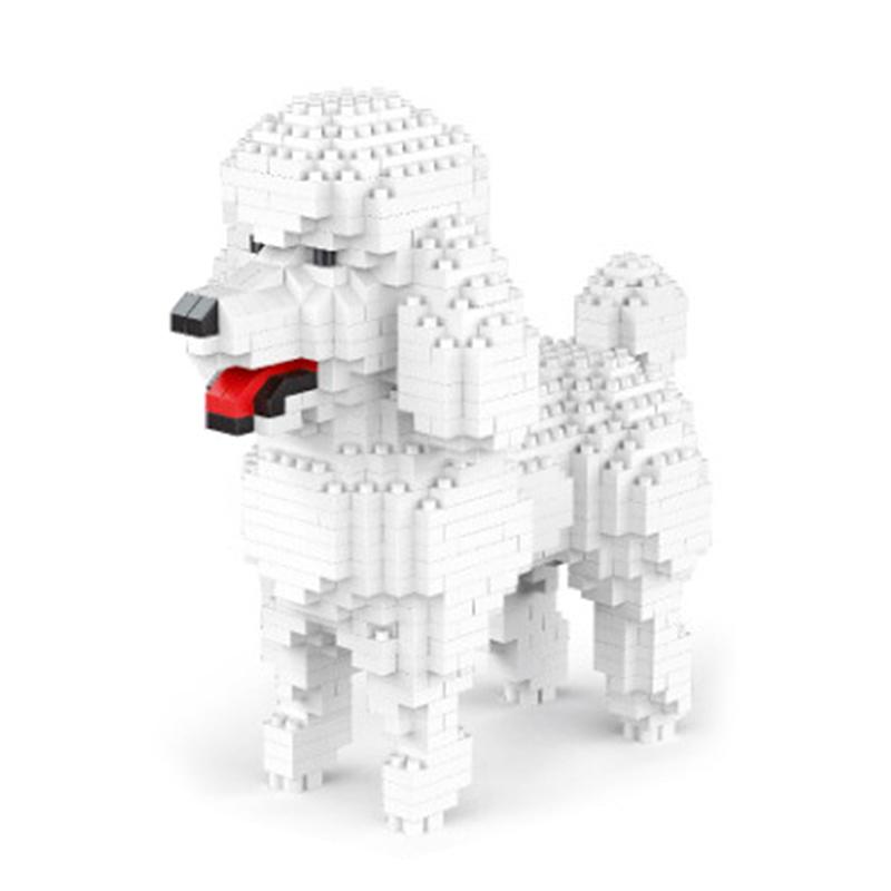 Cartoon Animal Building Blocks Creative Pet Dog Assembly Toy Diy Educational Puzzle Parent-Child Interactive Toy Gifts