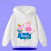 Peppa Pig Children's Hooded Sweatshirt 2026 New Style Cartoon Print Boys' Sport Shirt Girls' Casual Shirt