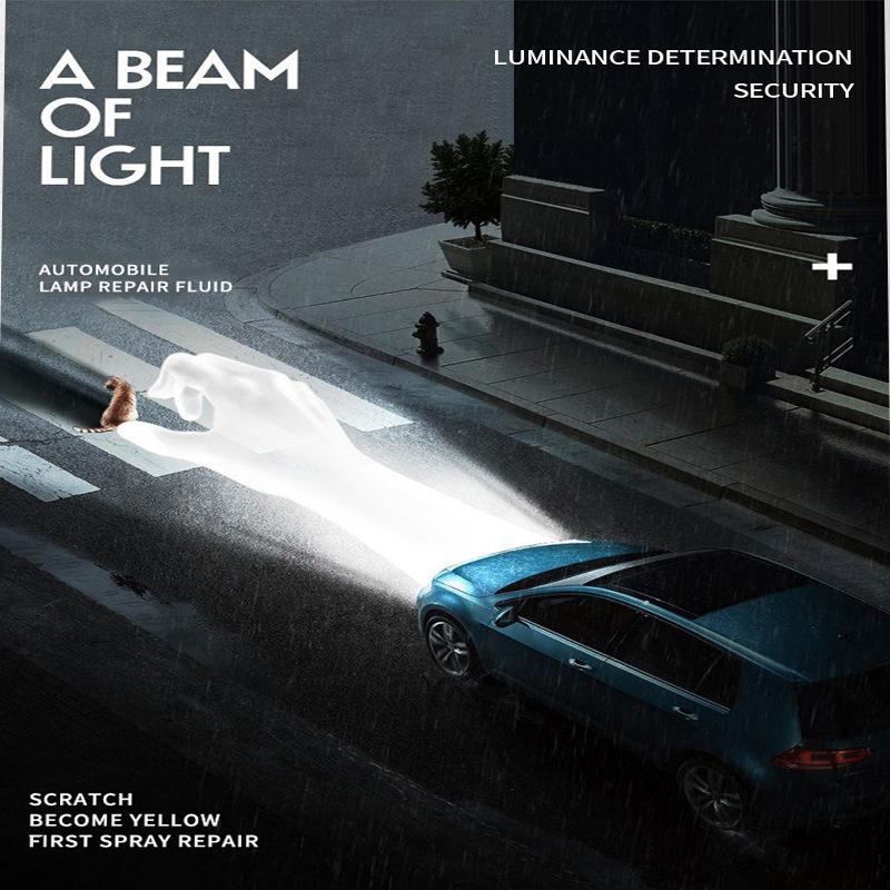 Headlight Restoration Automotive Headlight Oxidation Yellowing Scratches Blurring Enhancement
