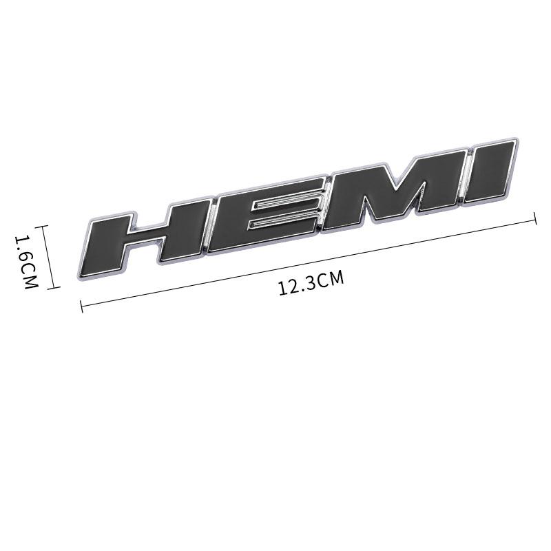 Car Front Grille Emblem Body 3D Hemi Sticker  for Dodge RT RAM Jcuv Nitro Caliber Viper Dakota Journey Caravan Charger Durango