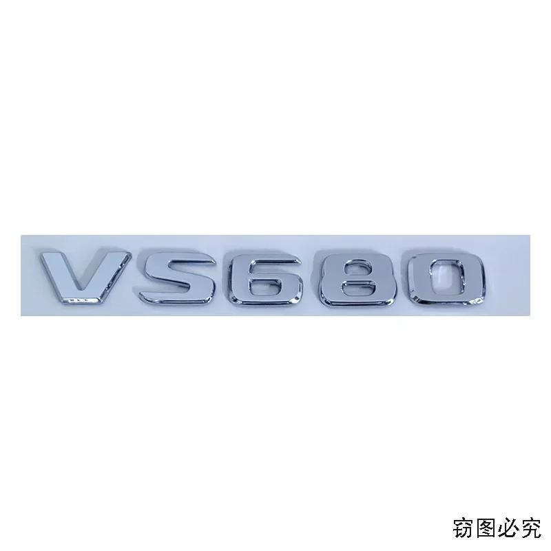 ABS Car Rear Sticker Badge Trunk Decals Modified Decoration for Mercedes Benz V260 VS500 VS550 VS680 VS980 V260L Letters