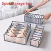 Innerwear Organizer With Divided Mesh Compartments For Home Bedroom Storage