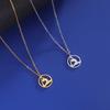 Dreamtimes Trendy Gymnastics Female Gym Sport Yoga Dance Pendant Chain Necklaces Women Girl Choker Party Gift Jewelry Wholesale