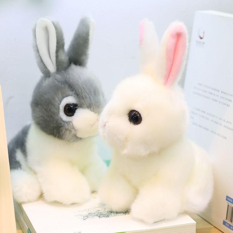 Little White Rabbit Doll Plush Toy Bunny Cloth Doll Cute Bunny Doll Girl Birthday Gift