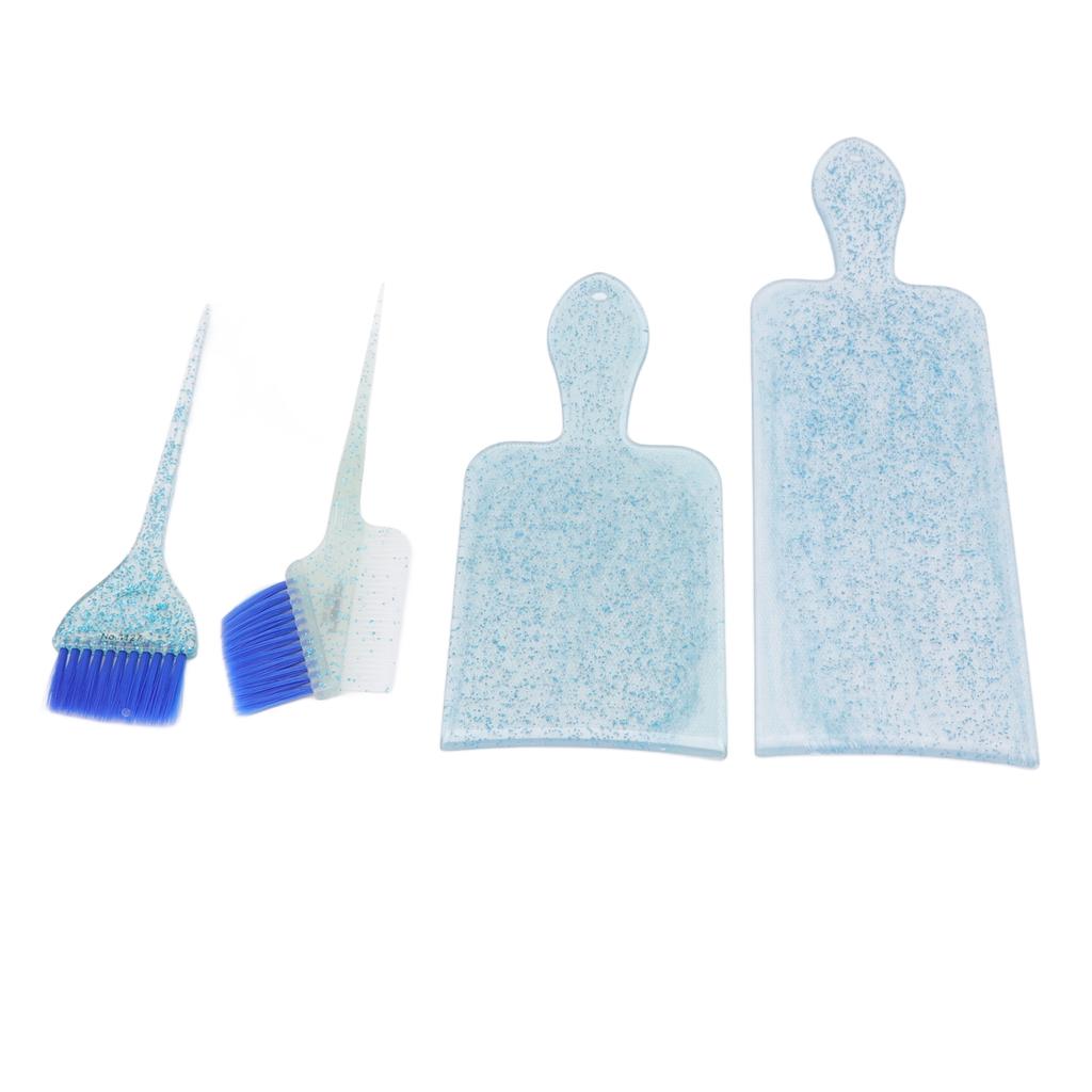 Hair Dye Board Brush Prevent Slip Soft Bristles Portable Exquisite Hair Coloring Kit for Home Salon