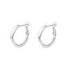 INS Simple Cold Wind Circle Ear Buckle Niche Unique High-end Temperament Fashion Women's Elegant Classic Accessories