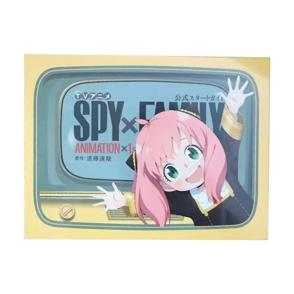 SPY FAMILY Cards Xiao Special Action Thick Card Academy Pack Twilight Yor Forger Anya Forger Anime Role Collection Card Toy Gift