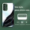 Schwarz Gold Abstrakt Für Samsung Galaxy S23 U Ltra 24 Plus S20 21 FE S25 Ultra A70 A72 73 51 52 53 Gehärtetes Glas Handyhülle