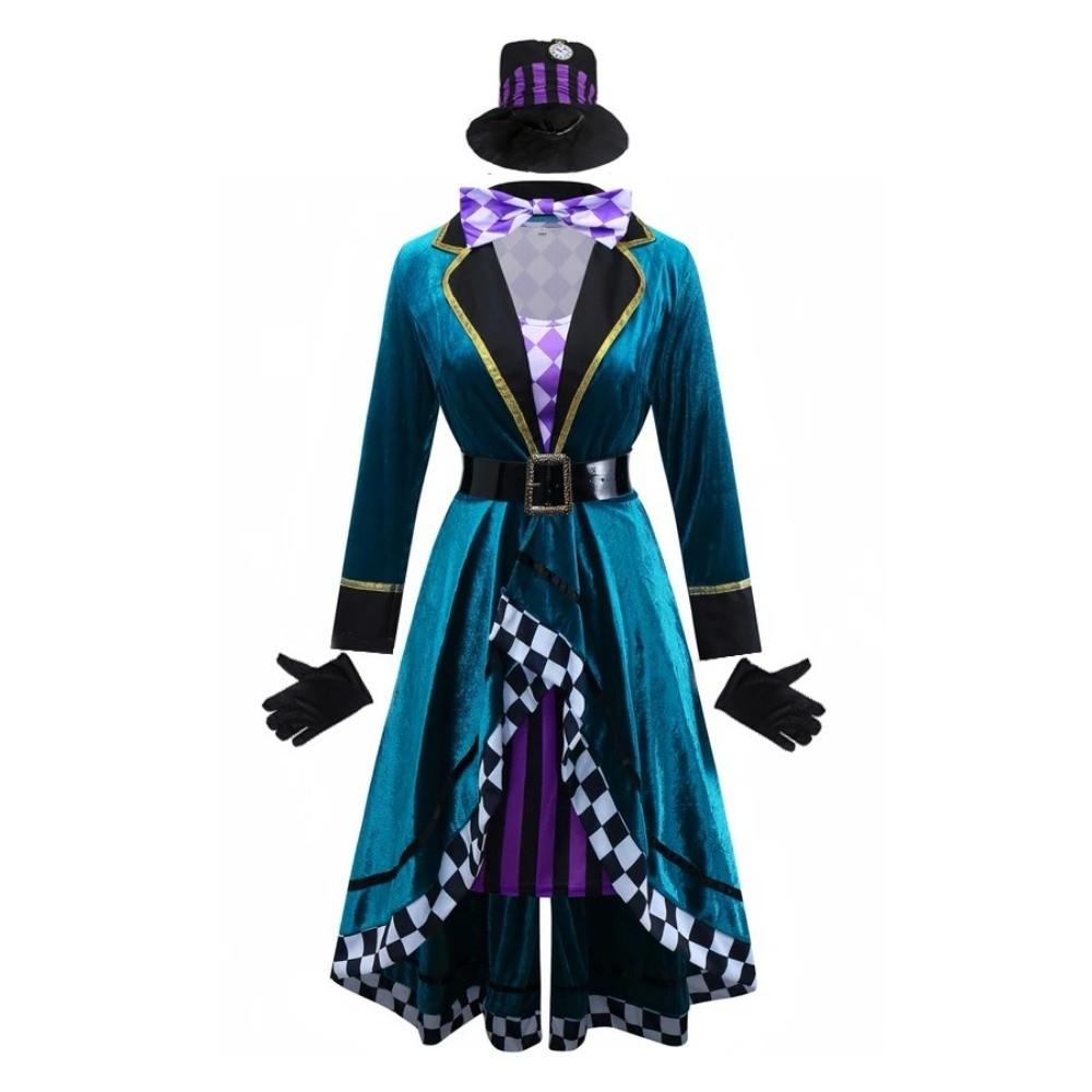 Fairy Tale Style Magician Cosplay Costume Fantasy Circus Performance Outfit Halloween
