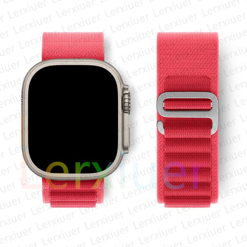 Alpine Loop Strap for Apple Watch Band Ultra 4 2 3 49mm 40mm 44mm 45mm 42mm 46mm Bracelet Correa iWatch Series 7 SE 8 9 10 11 12