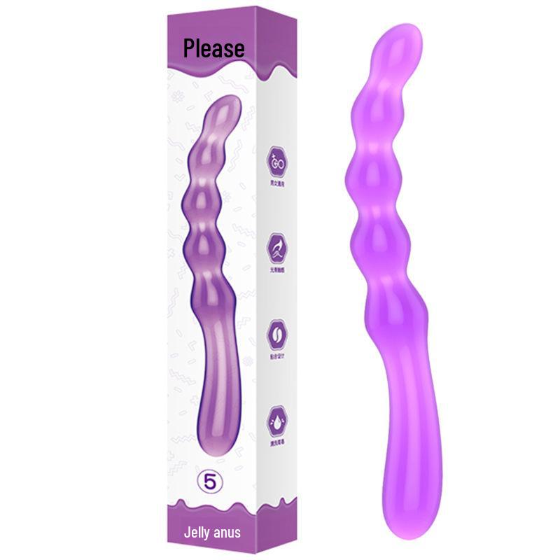Please Jelly Analplug & Perlen-Massagegerät – Paar-Erwachsenenspielzeug
