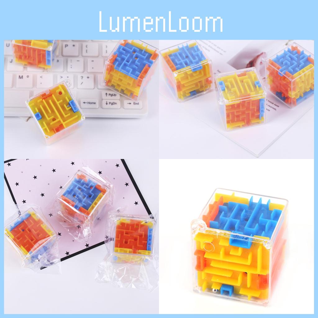 Childrens 3d Cube Maze Toy With Plastic Construction For Brain Development And Gift Use