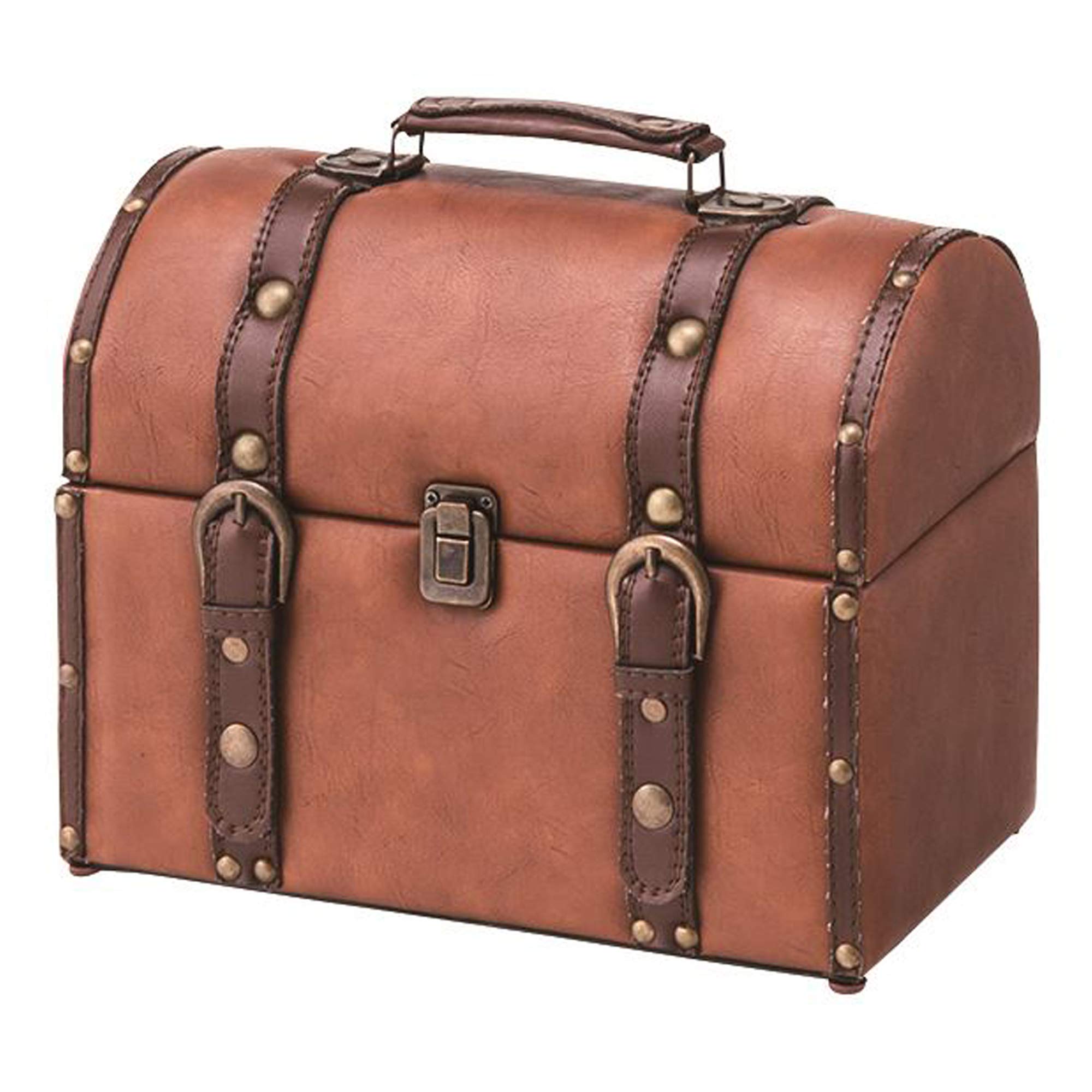 

Azumaya-kk Storage Box, Brown, 30cm Wide x 20cm Deep x 25cm High, Trunk, IW-275
