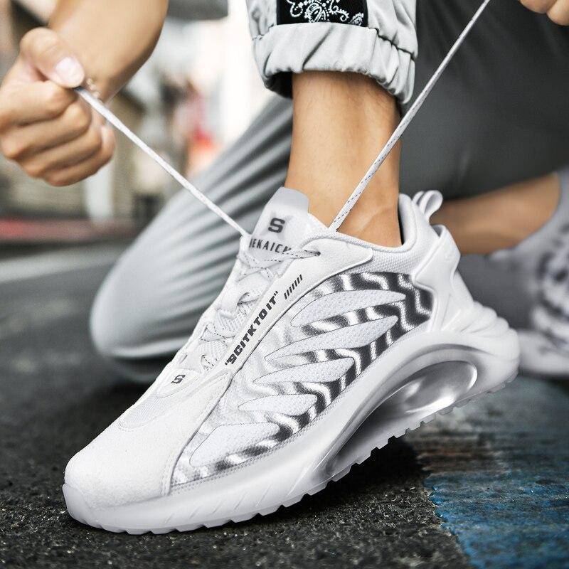 Moda Shark Sneakers Uomo Nero Arancione Uomo Casual Scarpe Antiscivolo Uomo  Flats Calzature Lace Up Maschile Sport Tennis Zapatos acquista in modo  economico — spedizione gratuita, recensioni reali con foto — Joom