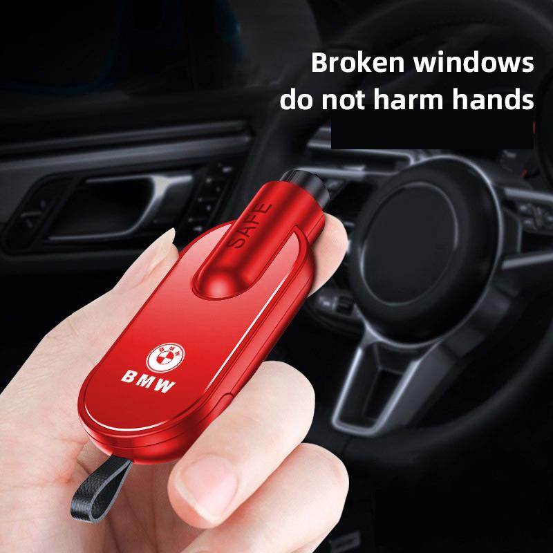 CUP1 Car Emergency Hammer 2-in-1 Glass Breaker Seatbelt Cutter For BMW X1 X2 X3 X5 X4 X6 X7 G30 G20 G32 G11 G12 F40 F30 F20 F10 F34 DQ0