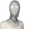 Meier Accessorize with a rhinestone elastic mesh headband - holiday carnival sparkling diamond face mask