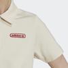 Adidas Originals Series Trefoil Logo Short Sleeve Polo Shirt Women Casual Daily Comfort Tops White HL6578
