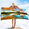 Oversized Beach Towel Grassland Extra Large Soft Pool Swim Travel Towels Blanket for Adult Women Men Camping Chair Cover Gift