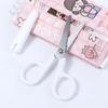 Paper with Cover Handwork Stainless Steel Office Scissor White Color White Tiny Scissors Scissor