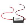 Power Relay Condenser Filter Power Filter Rectifier DC Power Relay Condenser for Car Rearview Mirror Camera Black