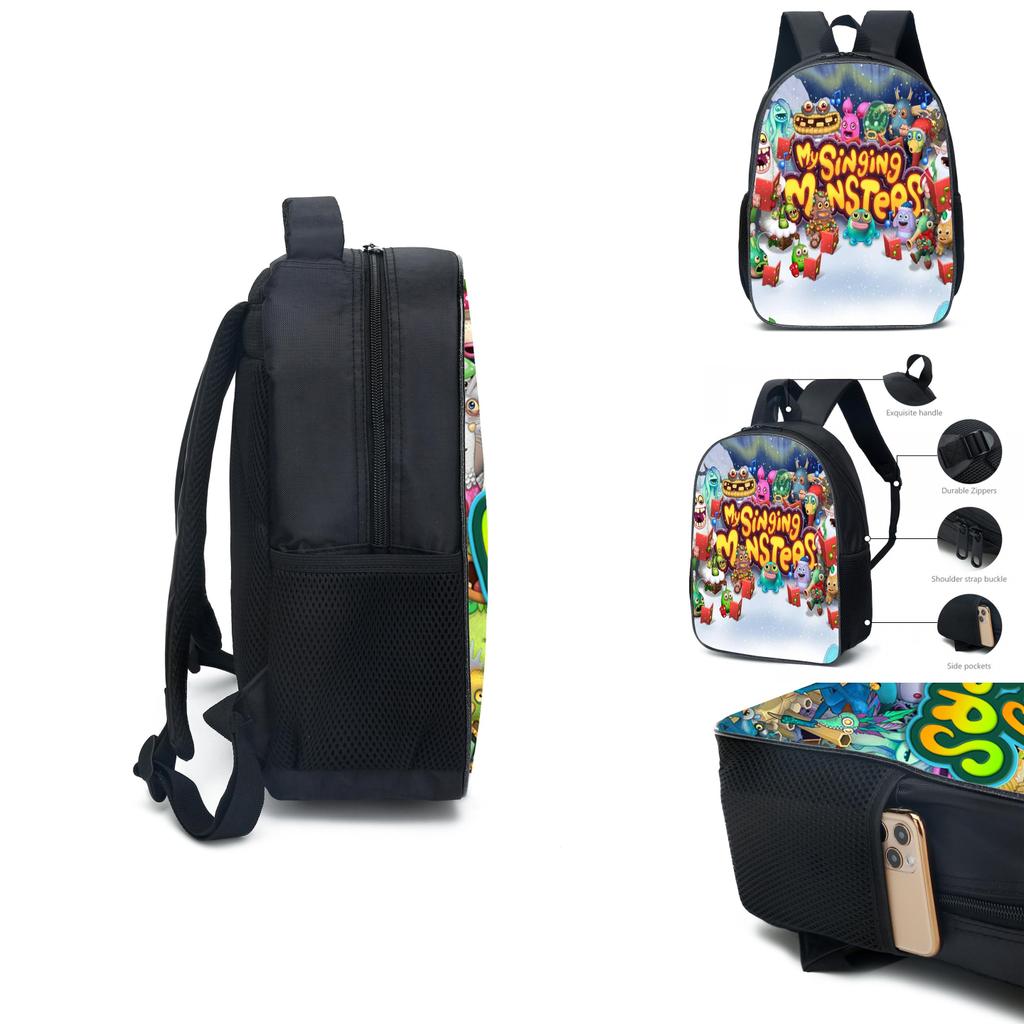 My Singing Monsters Cartoon Backpack For Kids 20l Capacity