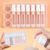 1 Set 5-10ML Clear Empty Refillable Airless Vacuum Pump Cream Lotion and Spray Portable Bottle Set Sample Packing for Toiletries