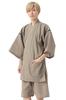 Jinbei for Stylish for LL [Tayutafu] Men, Pajamas, Father's Day, Cotton, Linen, Cool, Men, Beige,