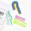 U Cable Stitch Holders, U Shape Mixed Color Plastic Cable Stitch Hand Knitting Needles Twist Curved Crochet Hook