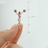 1/64 Cheerleader Figure for Micro Landscape DIY Scene Train Layout