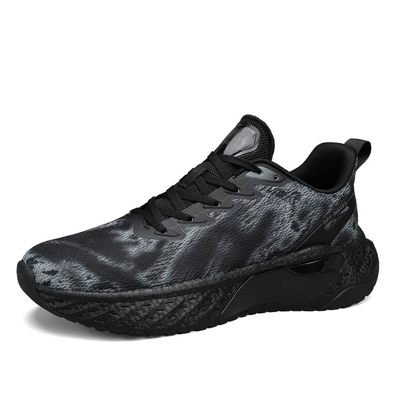 

Mens Running Shoes New Fashion Mesh Sneakers Cushioning Fitness Training Outdoor Sports Cofmortable Tennis Shoes for Men 48 чорний
