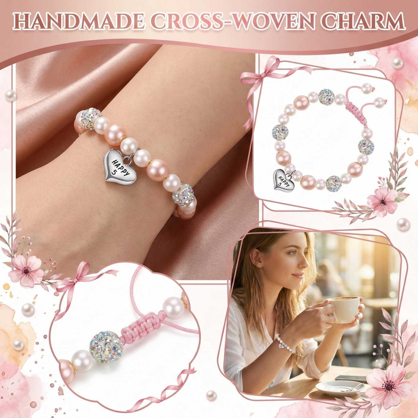 Женский модный регулируемый ручной плетеный браслет One Size