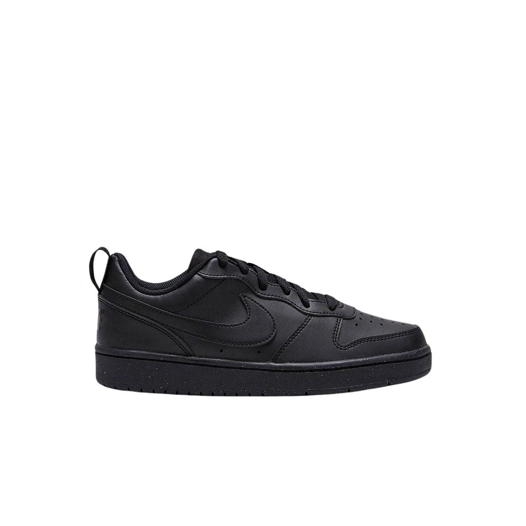 (gs) Nike Court Borough Low Recraft Triple Black