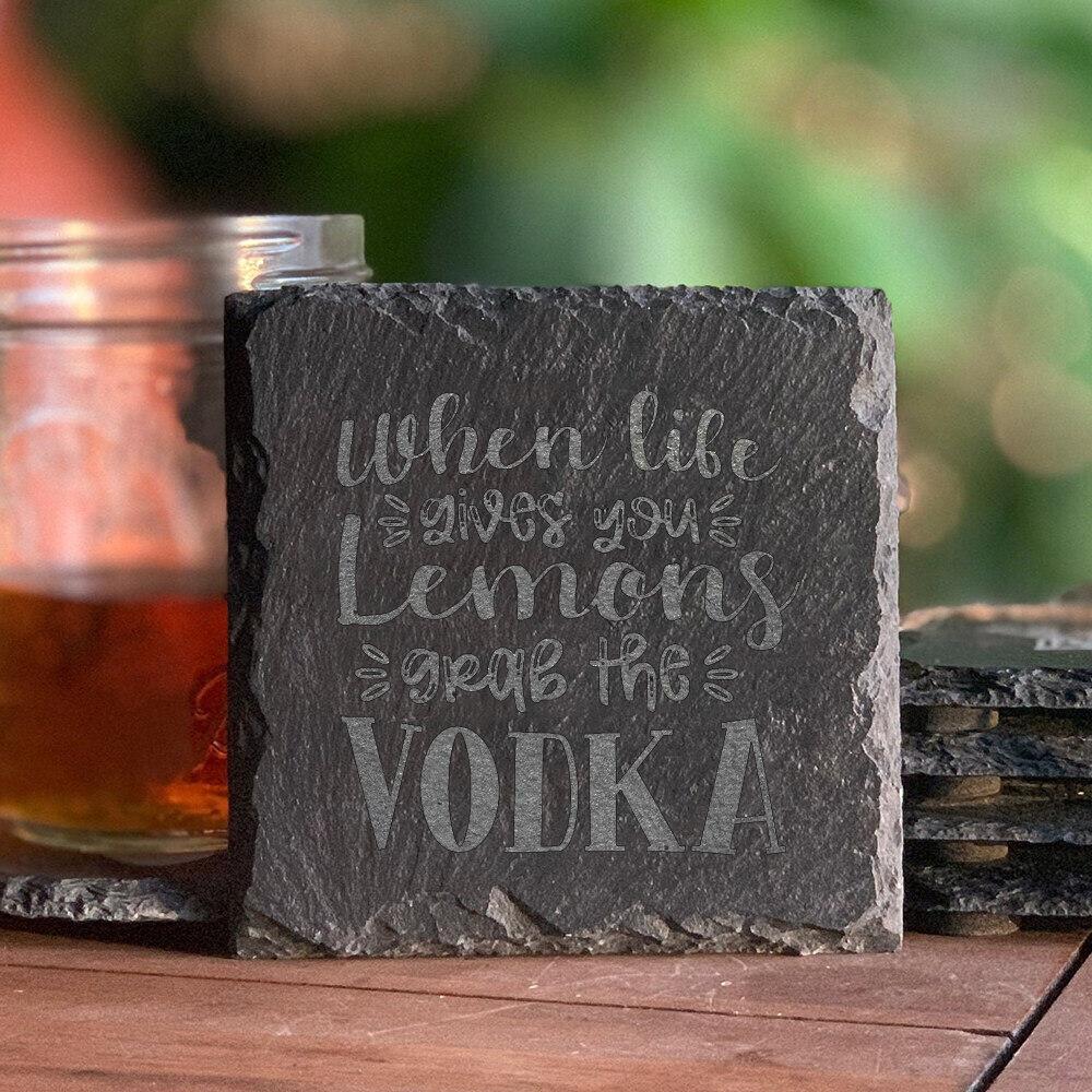 Probably Contains Alcohol Slate Coaster with Sayings Coffee WineTea Beer Party Gift Idea Wine Lovers Beer Tasting Gift