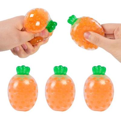 Karotten-Squeeze-Spielzeug, weiches TPR, Gemüse, Pinch, Rebound, Traubenball, schnelles Spielzeug, Stressabbau, sensorisch