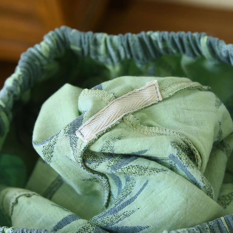 2026 Neues Damen Frühjahrs- und Herbst-Pyjama-Set 100% Baumwolle Jacquard Langarm Lange Hose Chinesisches Bambus Großes Hauskleid