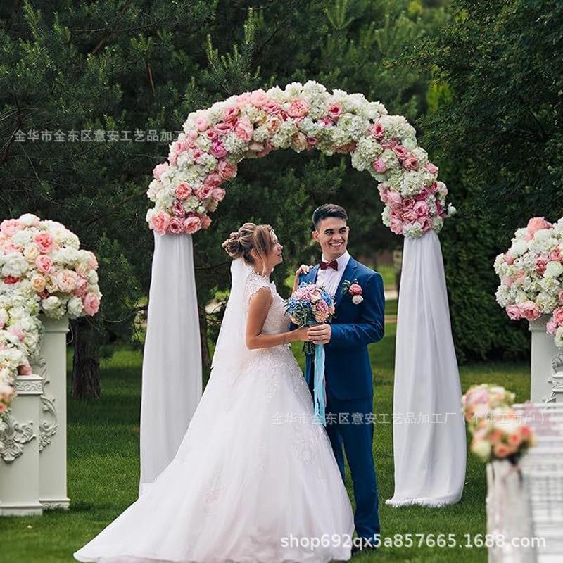 Wedding Arch Stand Wedding Anniversary Birthday Baby Shower Backdrop Decorations DIY Metal Arch Frame Bracket Balloon Arch
