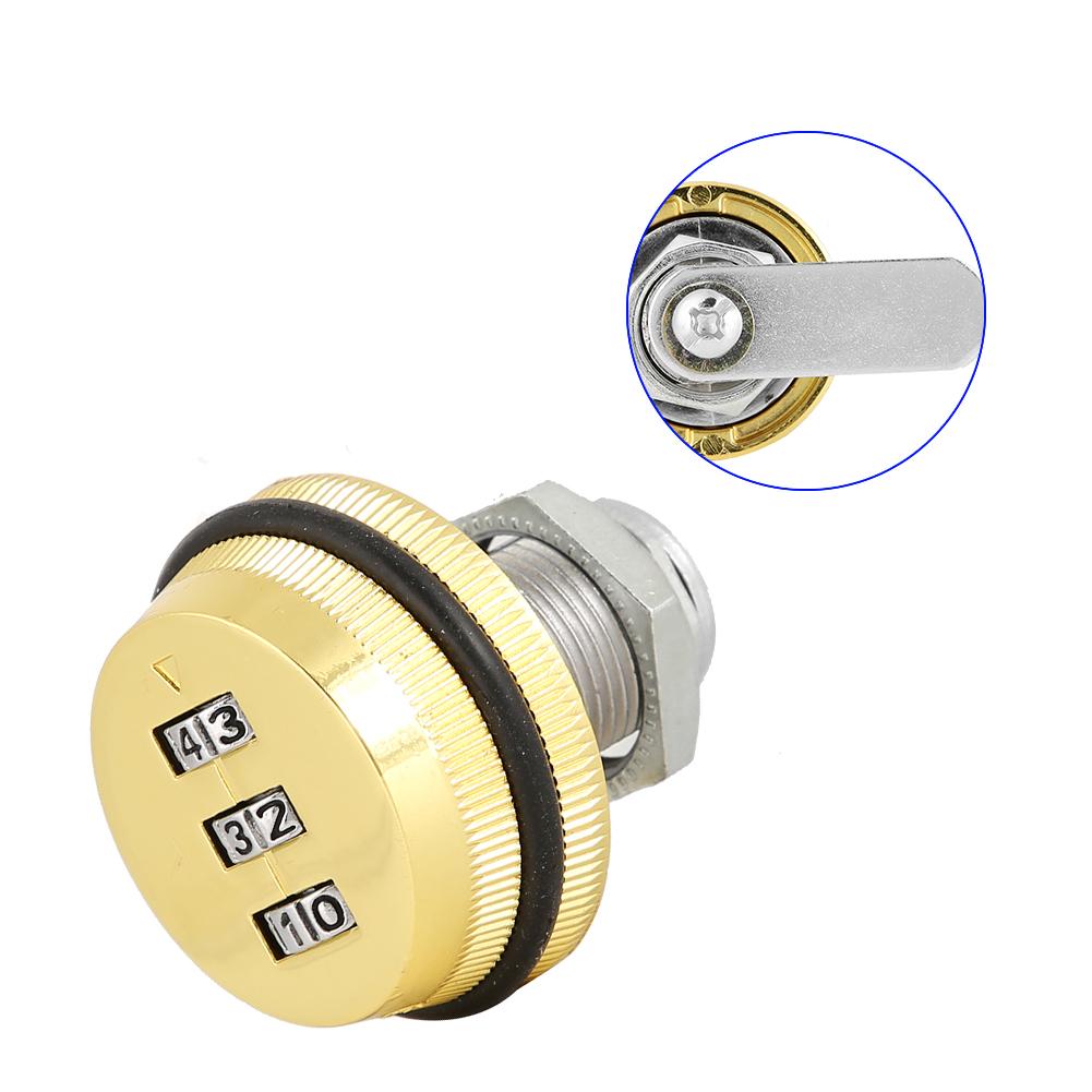 Mechanical Code 3?Digit Password Mailbox Cabinet Lock Zinc Alloy