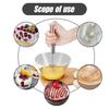 4-Speed Manual Mixing Handheld Blender - Battery-Free for Batter Sauce Egg Baby Food Baking Cooking