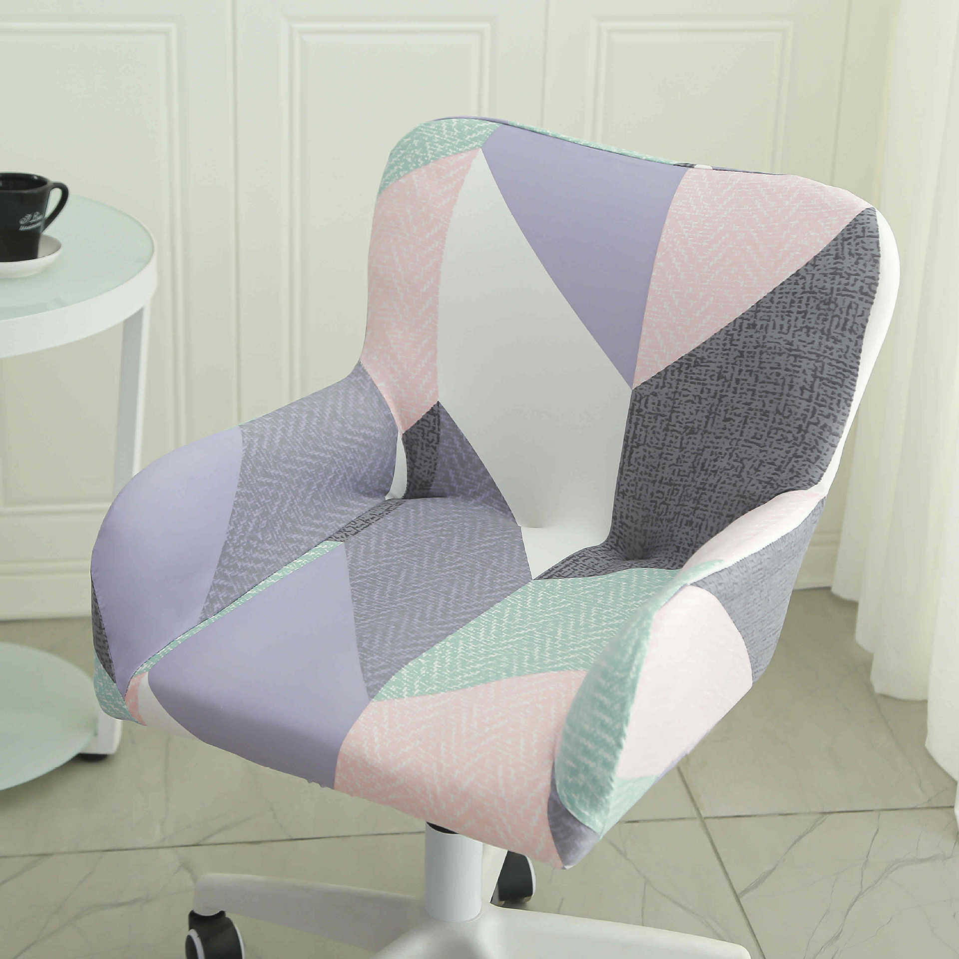 

Elastic Office Use Chair Cover Seat Cover Computer Chair Furniture Swivel Chair Seat Cover Boss Computer Chair Cover Universal Swivel Chair Cover 32*35*40cm