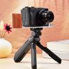 L Bracket Fit for   V1 Cameras Aluminum Quick Release Plate L Shape Handgrip with Wood Grip 1Celsius4 Inch Threaded Hole Support for Arca Trip