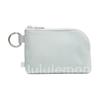 Printed Design Zipper Closure Polyester Card Holder Unisex Accessories Mint-Breeze White LW9FDAS-070526