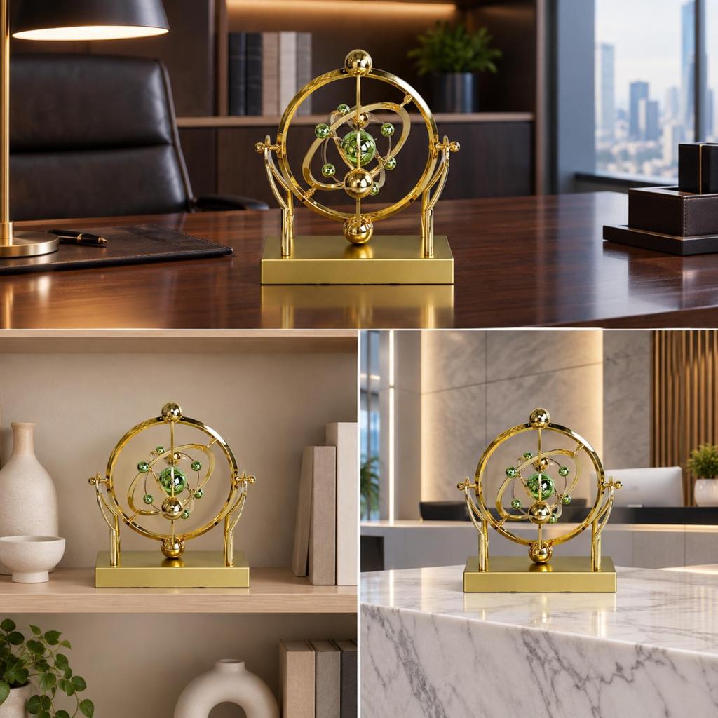 Kinetic Desktop Decorative Pendulum Modern for Office Desk