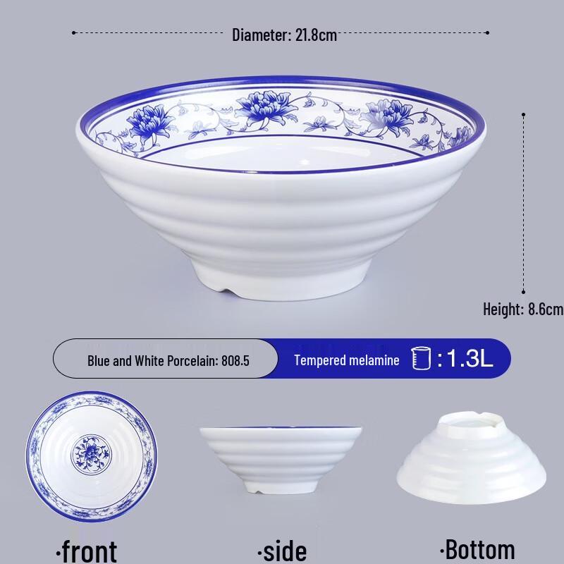 Durable Melamine Noodle Bowl